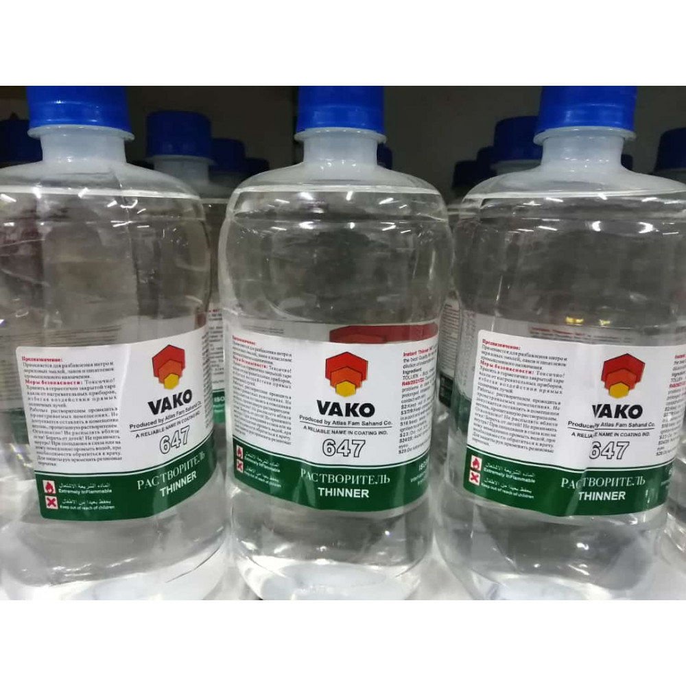 Растворитель 647 Иран 1л Vako 